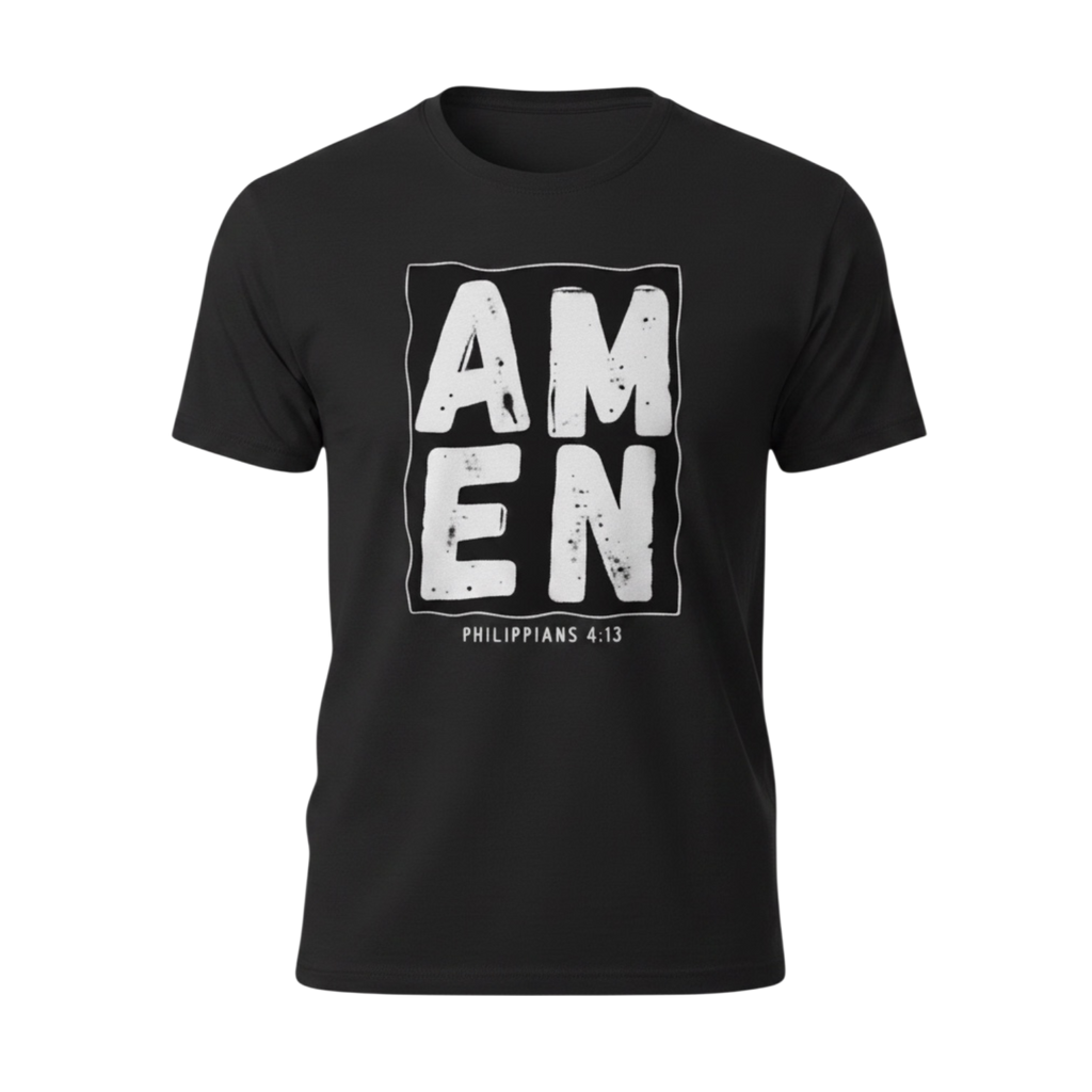AMEN™ Philippians 4:13 Christian Graphic T-Shirt