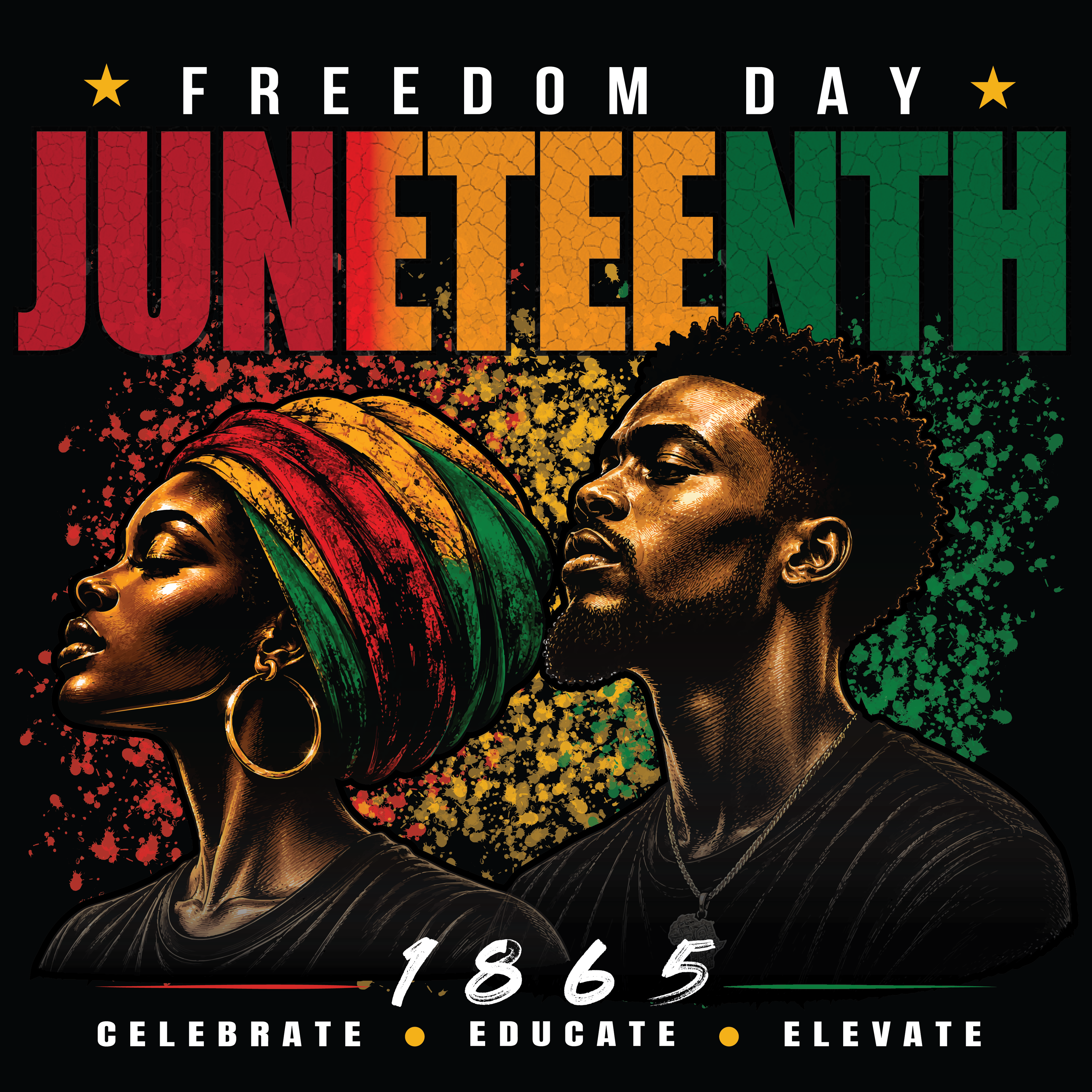 Juneteenth 1865 Freedom Day Shirt | Black History Streetwear Tee